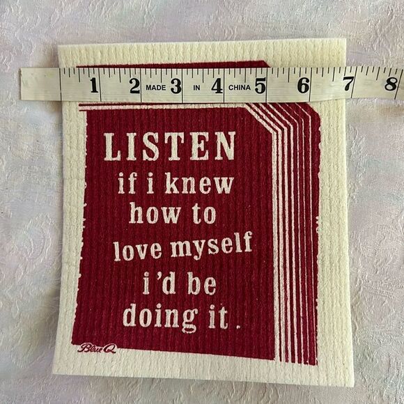 Blue Q Swedish Dish Cloth Quirky Fun Practical - Picture 3 of 3